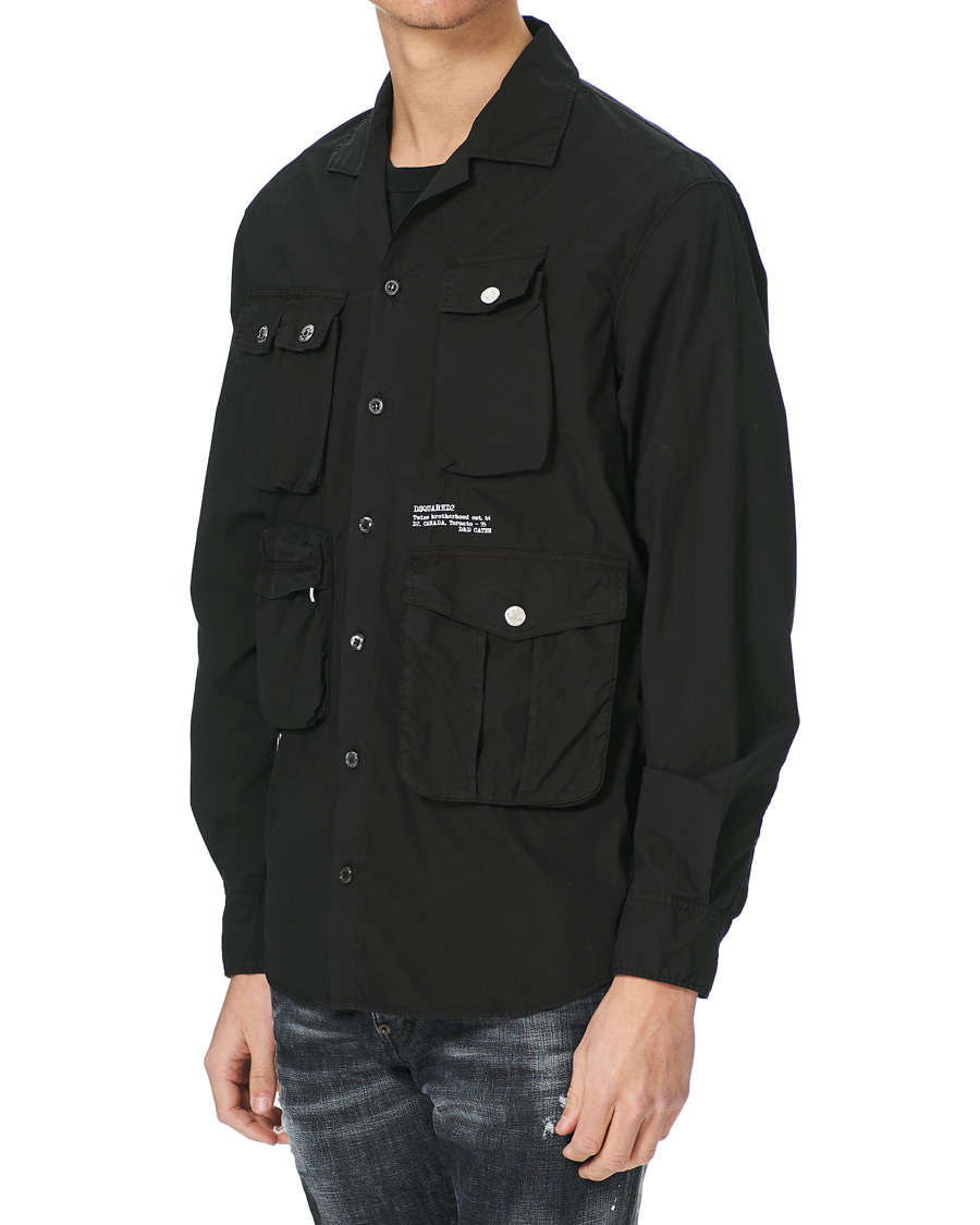 Herre | Skjorter | Dsquared2 | Tactical Drop Shirt Black