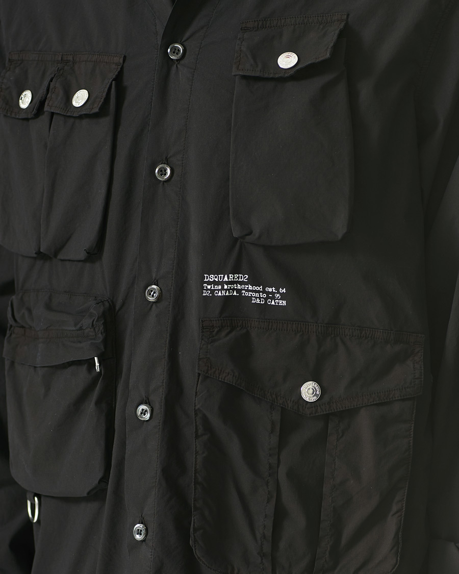 Herre | Skjorter | Dsquared2 | Tactical Drop Shirt Black
