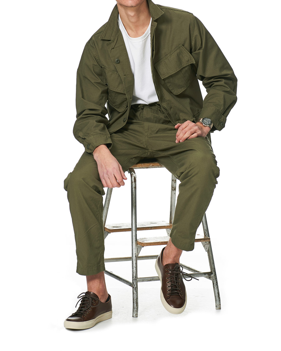 Herre | Bukser | orSlow | New Yorker Pants Dark Military