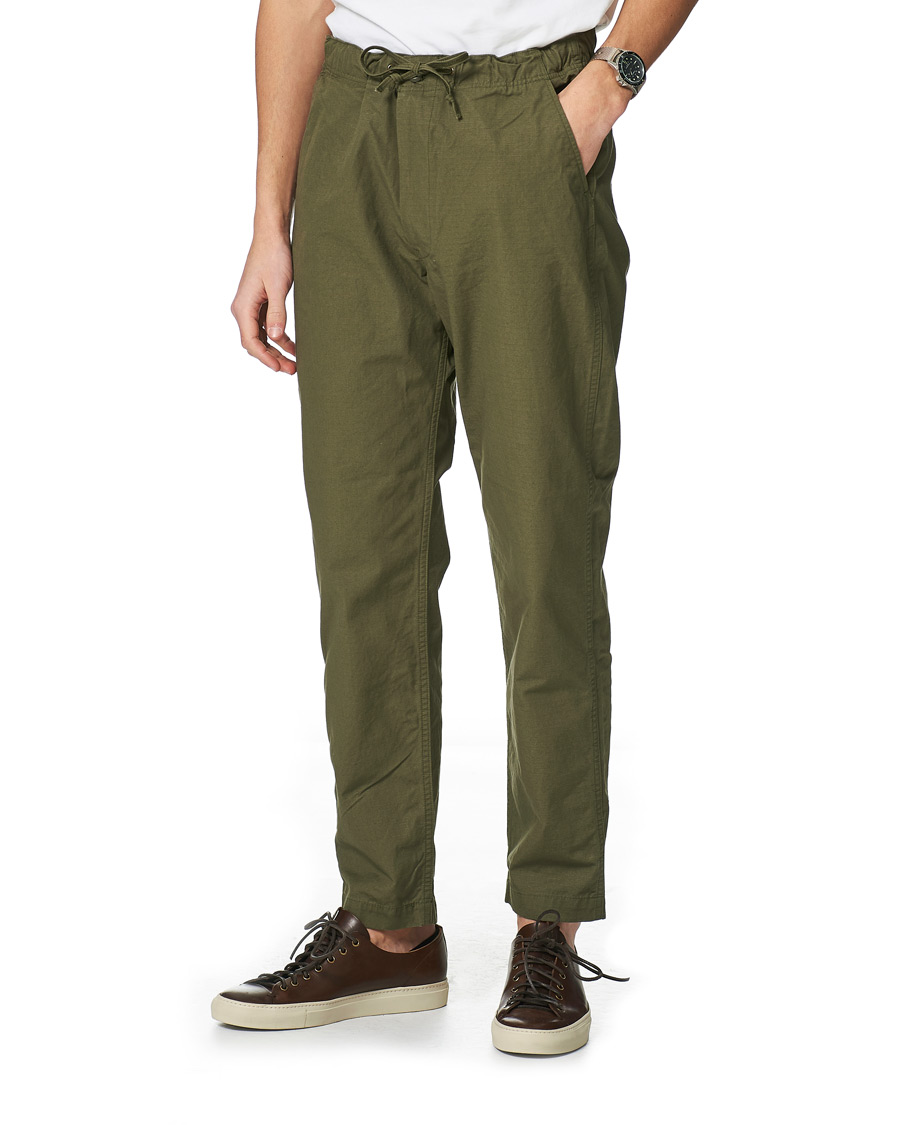 Herre | Bukser | orSlow | New Yorker Pants Dark Military