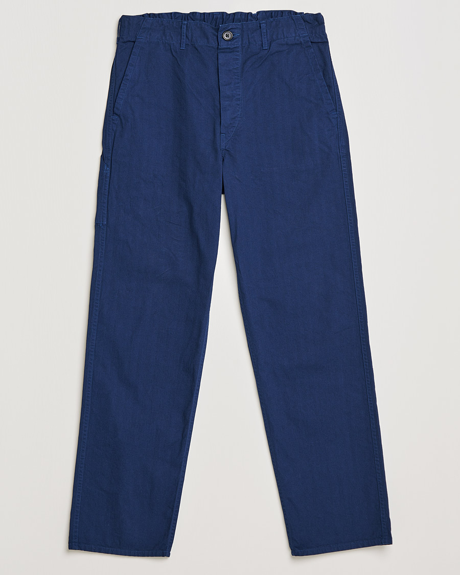 Herre | Bukser | orSlow | French Work Pants Dark Blue