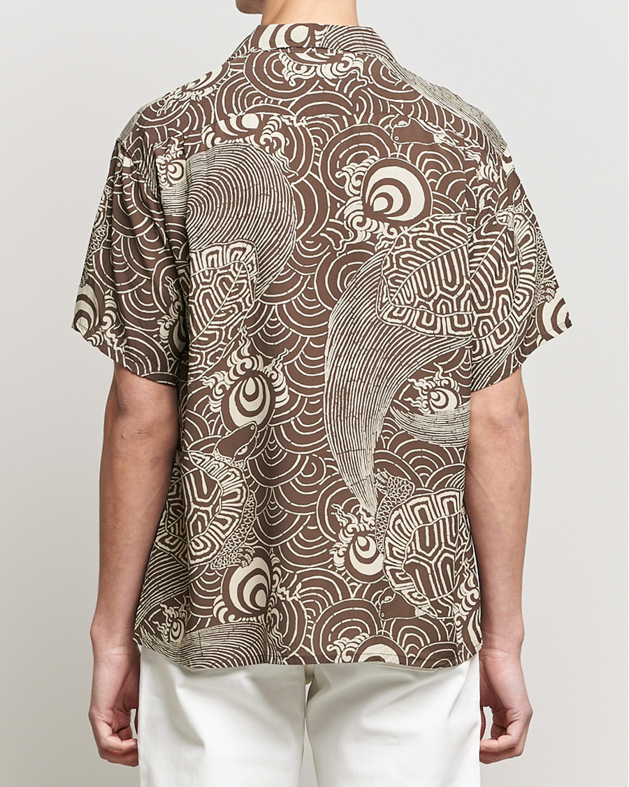 Herre | Skjorter | orSlow | Hawaiian Shirt Turtle Print