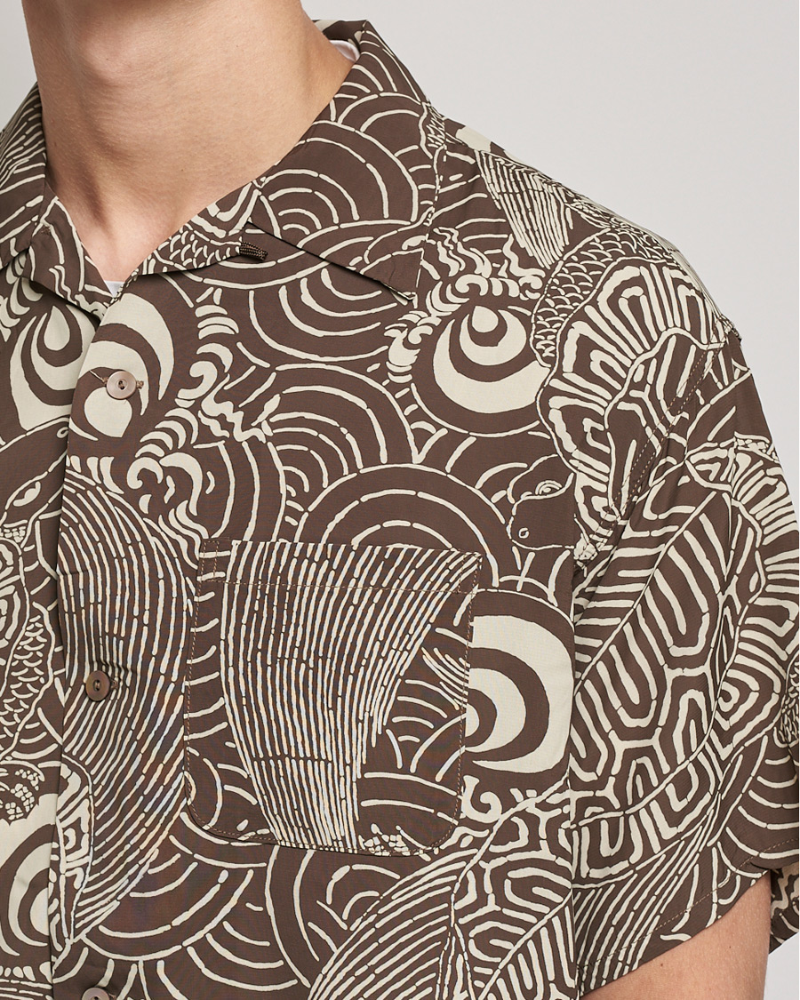 Herre | Skjorter | orSlow | Hawaiian Shirt Turtle Print
