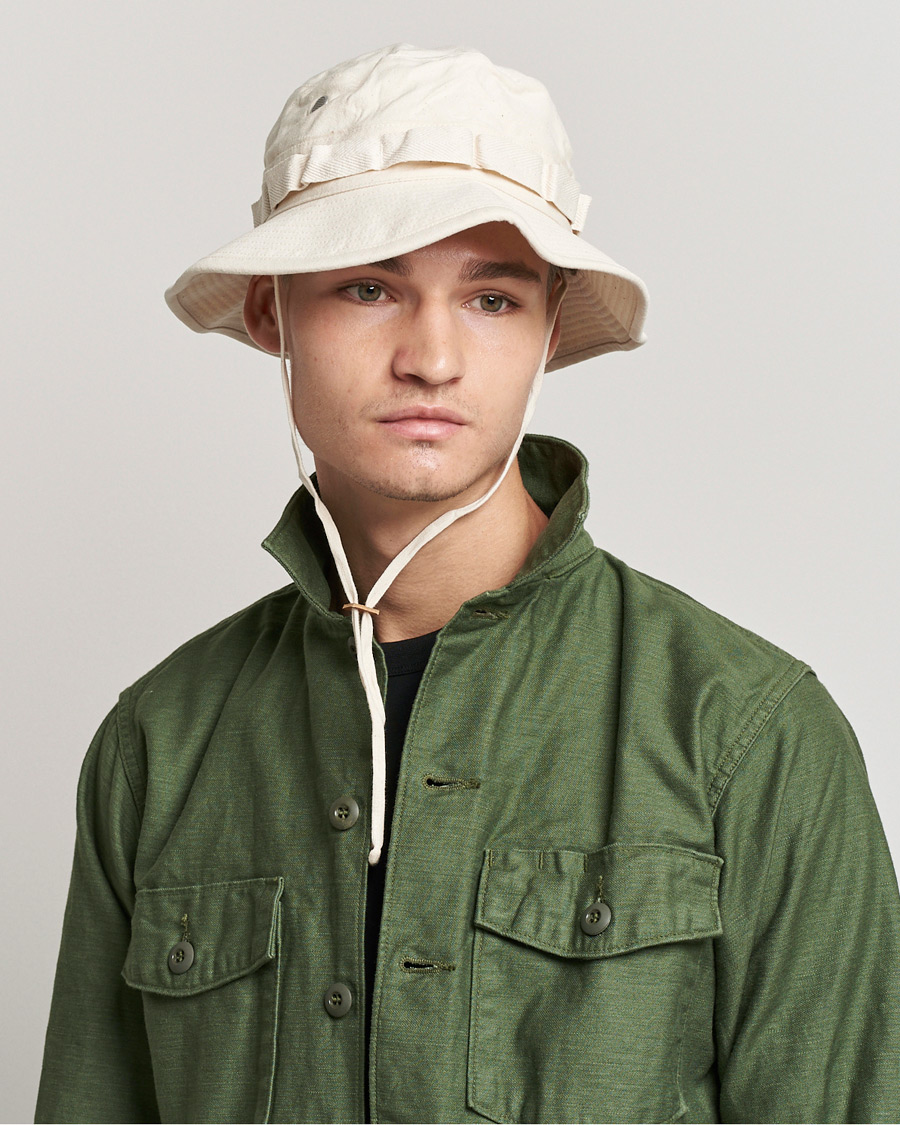 Herre | orSlow US Army Jungle Hat Ecru | orSlow | US Army Jungle Hat Ecru