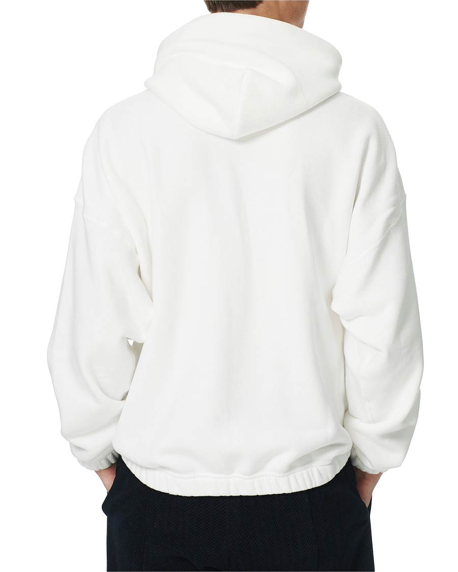 Herre | Trøjer | Giorgio Armani | Denim Cotton Hoodie White