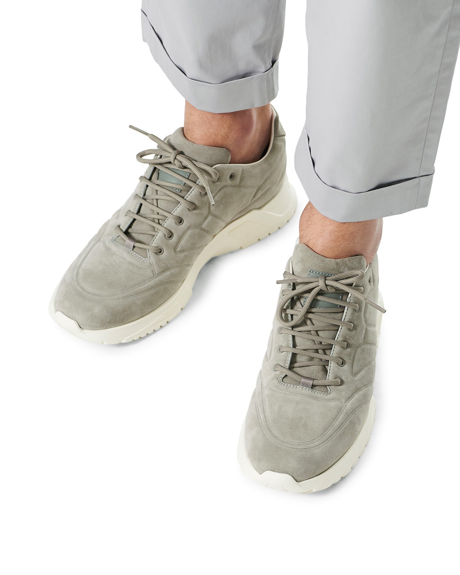 Herre | Giorgio Armani Hydro Running Sneaker Grey | Giorgio Armani | Hydro Running Sneaker Grey