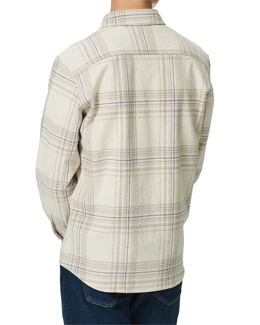Herre | Skjorter | A.P.C. | Trek Checked Overshirt Beige