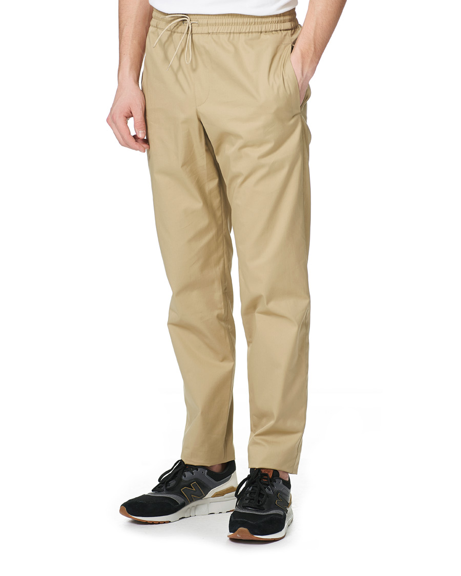 Herre | Bukser | A.P.C. | Kaplan Drawstring Trousers Beige