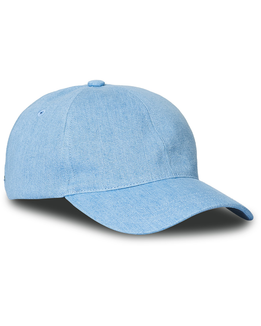 Herre | A.P.C. Charlie Baseball Cap Washed Indigo | A.P.C. | Charlie Baseball Cap Washed Indigo