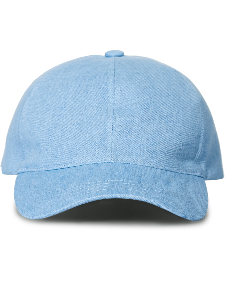 Herre | A.P.C. Charlie Baseball Cap Washed Indigo | A.P.C. | Charlie Baseball Cap Washed Indigo