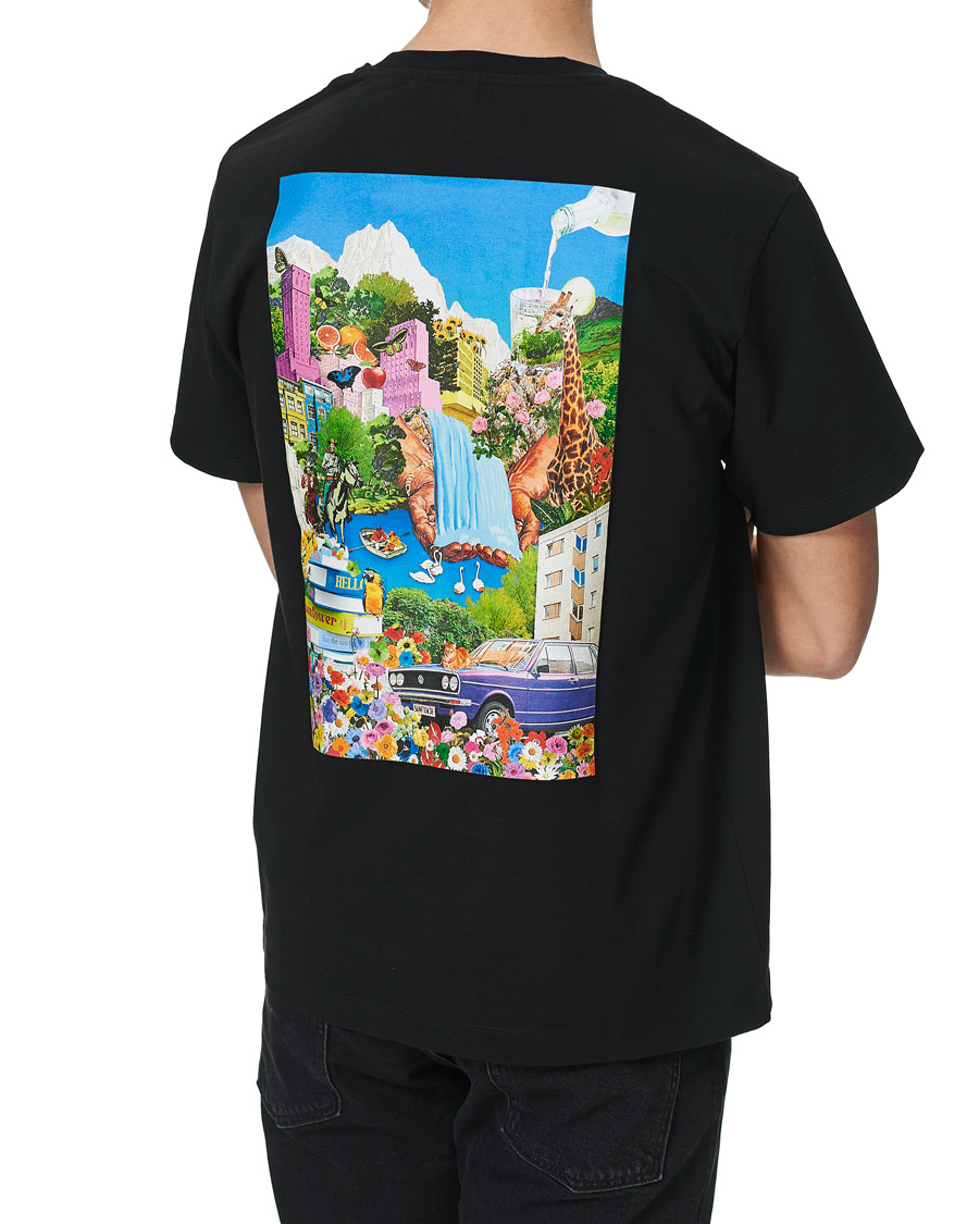 Herre | T-Shirts | Sunflower | Heavy Collage Tee Black