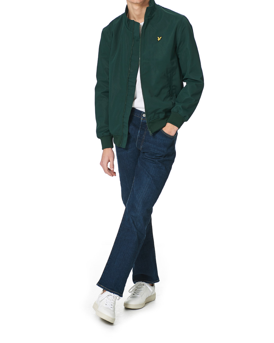 Herre | Jakker | Lyle & Scott | Mesh Backed Funnel Neck Jacket Dark Green