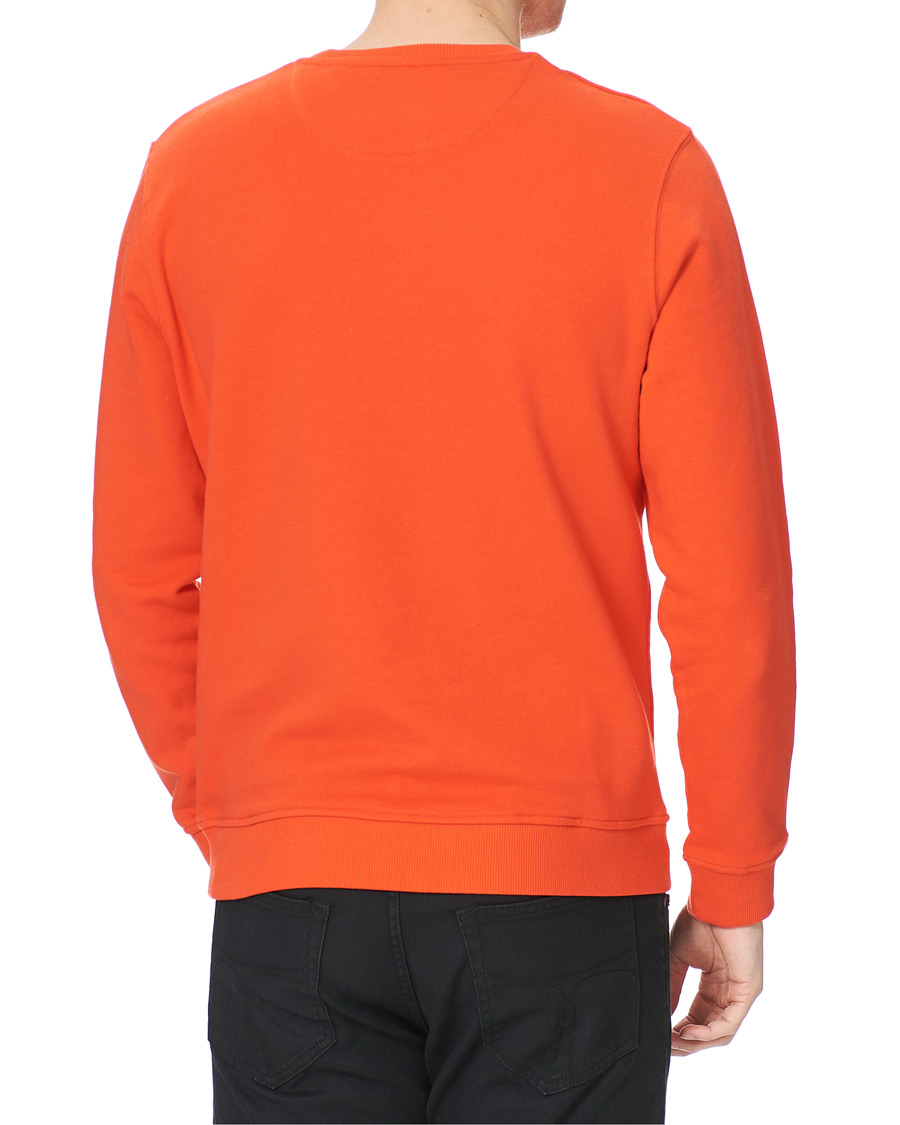 Herre | Trøjer | Lyle & Scott | Crew Neck Organic Cotton Sweatshirt Red Flyer