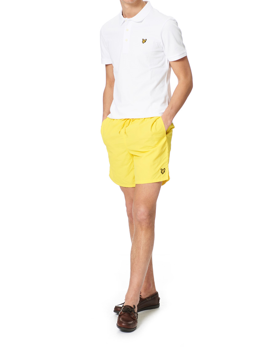 Herre | Badebukser | Lyle & Scott | Plain Swim Shorts Sunshine Yellow