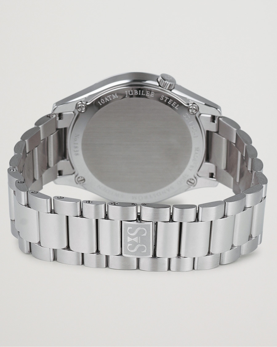 Herre | Sjöö Sandström Jubilee Steel Quartz 40mm Black/Steel | Sjöö Sandström | Jubilee Steel Quartz 40mm Black/Steel