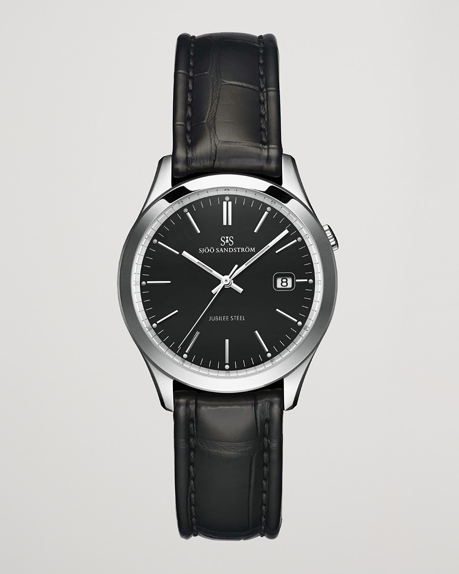 Herre |  | Sjöö Sandström | Jubilee Steel Quartz 40mm Black/Black Calf