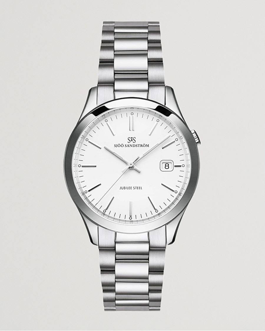 Herre |  | Sjöö Sandström | Jubilee Steel Quartz 40mm White/Steel