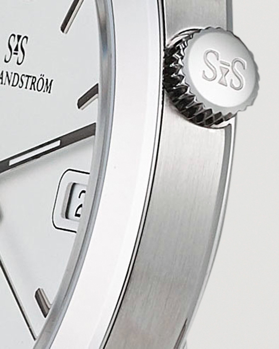 Herre | Sjöö Sandström Jubilee Steel Quartz 40mm White/Black Calf | Sjöö Sandström | Jubilee Steel Quartz 40mm White/Black Calf