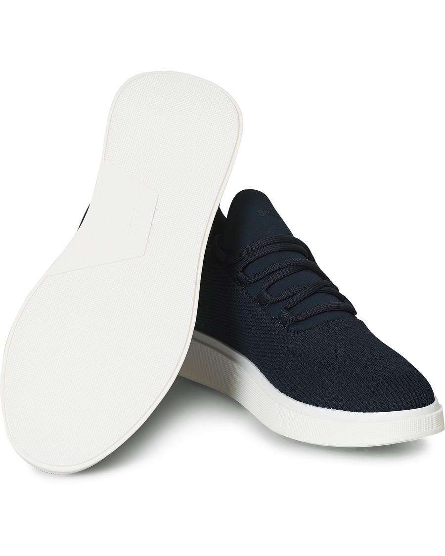 Herre | BOSS Bulton Running Mesh Sneaker Navy | BOSS BLACK | BOSS Bulton Running Mesh Sneaker Navy