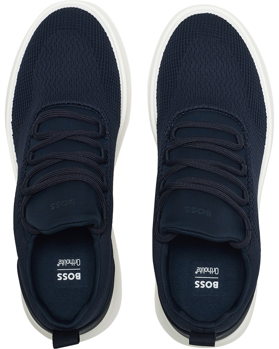 Herre | BOSS Bulton Running Mesh Sneaker Navy | BOSS BLACK | BOSS Bulton Running Mesh Sneaker Navy