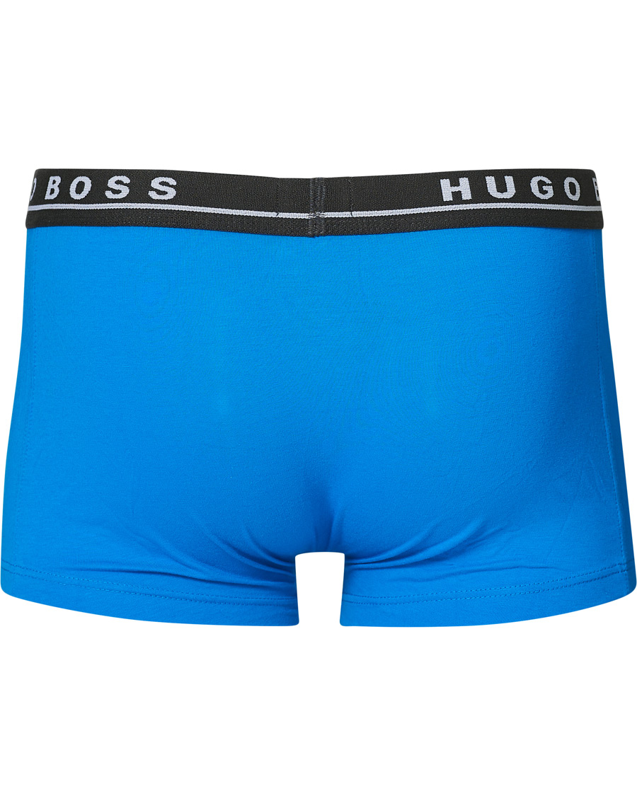Herre | Undertøj | BOSS BLACK | BOSS 3-Pack Trunk Boxer Shorts Grey/Navy/Blue