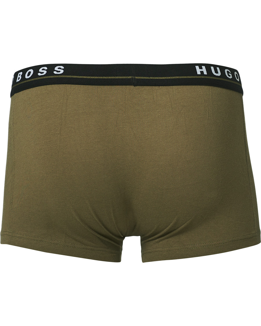 Herre | Undertøj | BOSS BLACK | BOSS 3-Pack Trunk Boxer Shorts Black/Orange/Green
