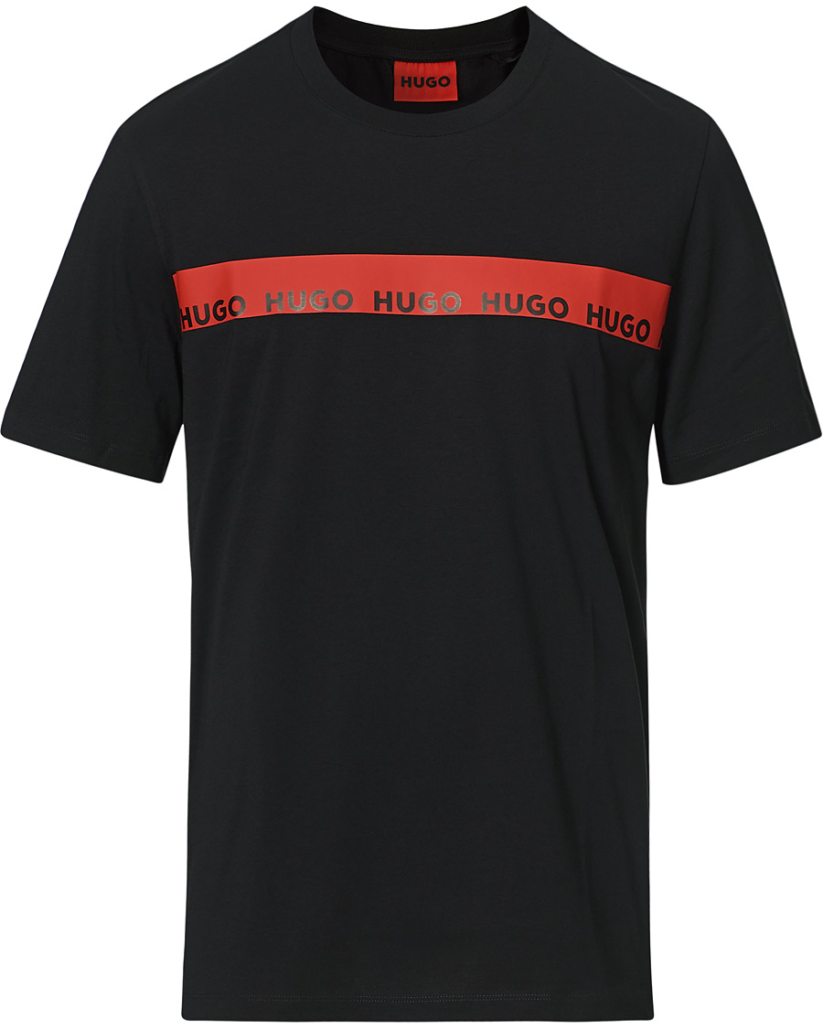 Herre | T-Shirts | HUGO | Diziano Logo Crew Neck Tee Black
