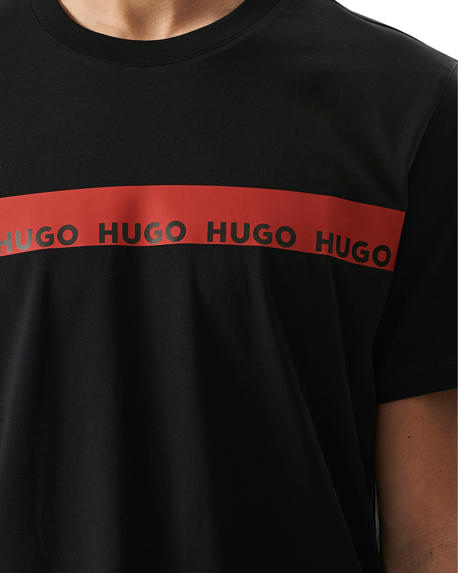 Herre | T-Shirts | HUGO | Diziano Logo Crew Neck Tee Black