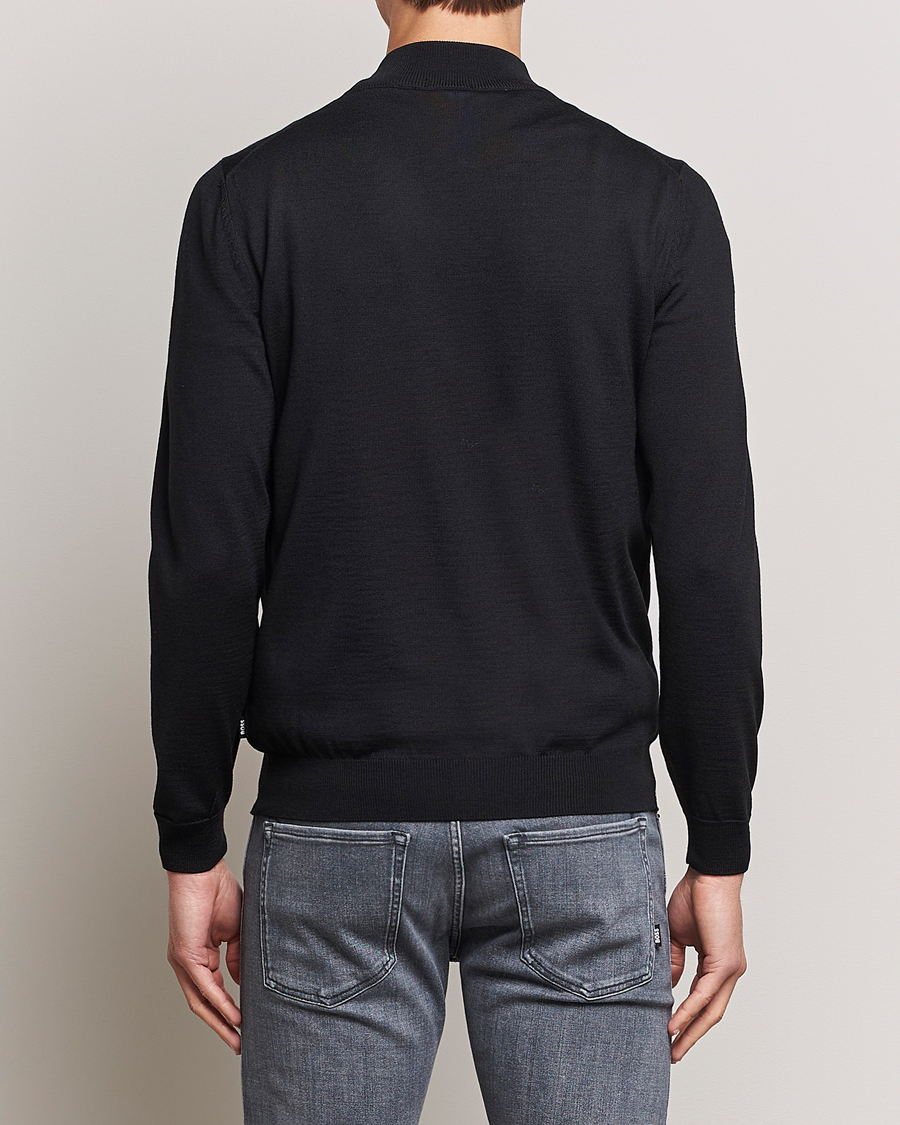Herre | Trøjer | BOSS BLACK | Balonso Full-Zip Sweater Black