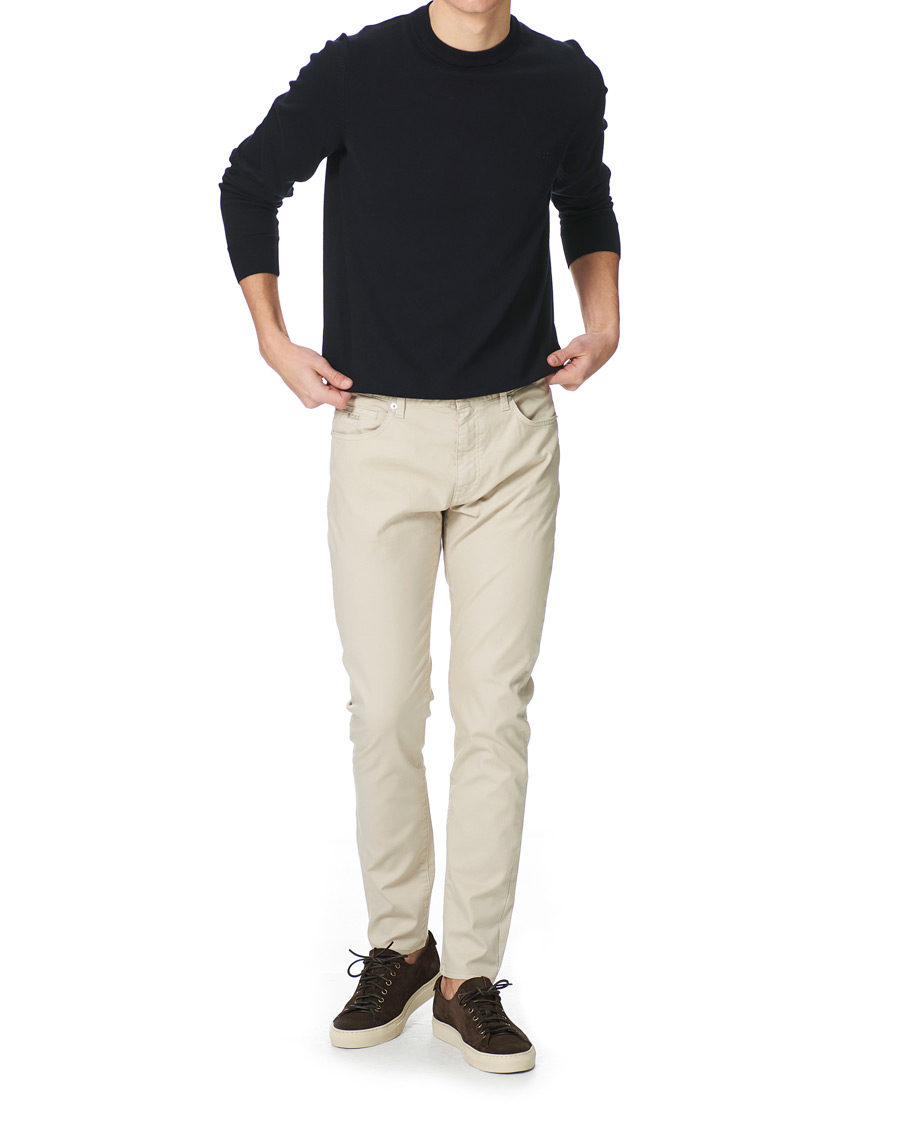 Herre | Trøjer | BOSS BLACK | BOSS Pacas Knitted Pullover Dark Blue