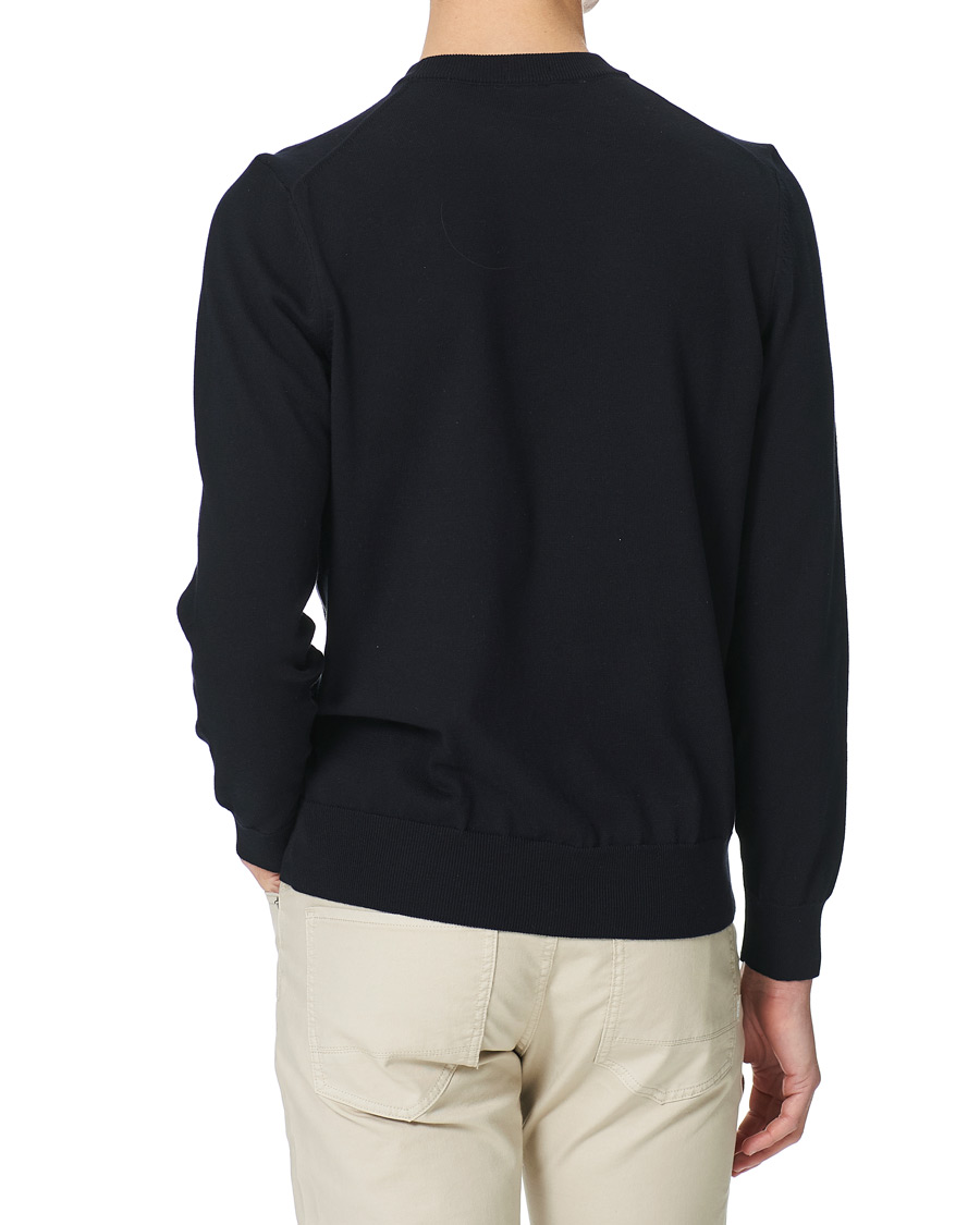 Herre | Trøjer | BOSS BLACK | BOSS Pacas Knitted Pullover Dark Blue