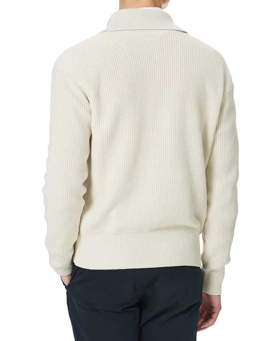 Herre | Trøjer | BOSS BLACK | BOSS Etion Shawl Collar Cardigan Open White