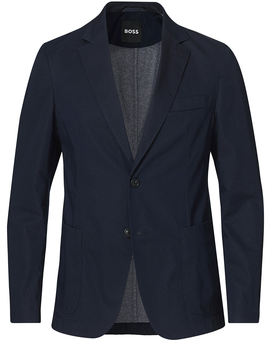 Herre | Blazere & jakker | BOSS BLACK | BOSS Hanry Cotton Blazer Dark Blue