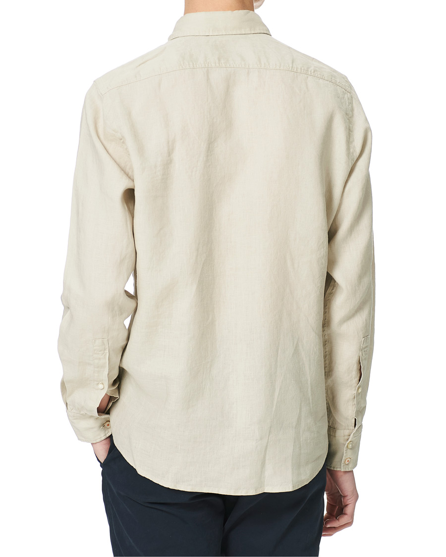 Herre | Skjorter | BOSS ORANGE | BOSS Casual Relegent Linen Shirt Light Beige
