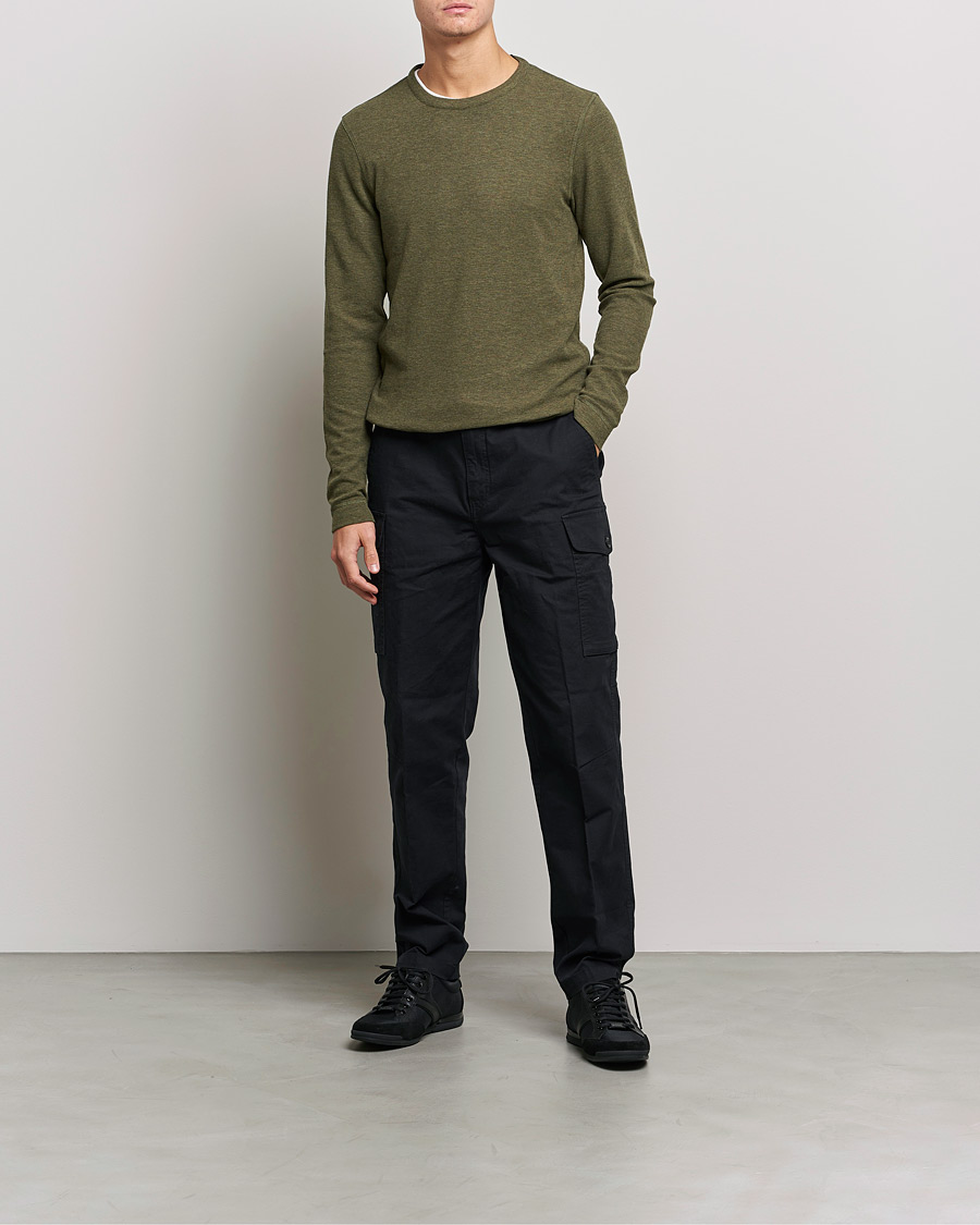 Herre | Strikkede trøjer | BOSS Casual | Tempest Sweater Dark Green
