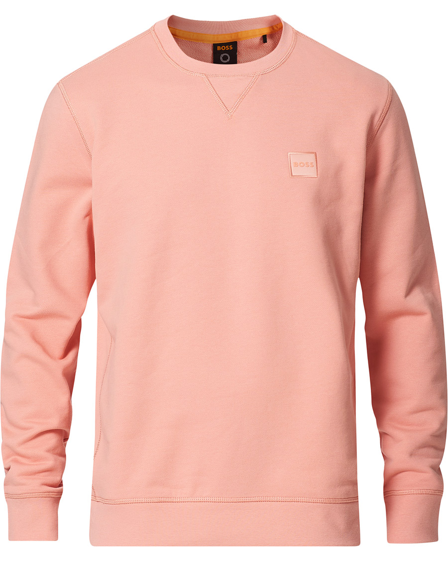 Herre | Trøjer | BOSS ORANGE | BOSS Casual Westart Logo Sweatshirt Pastel Red