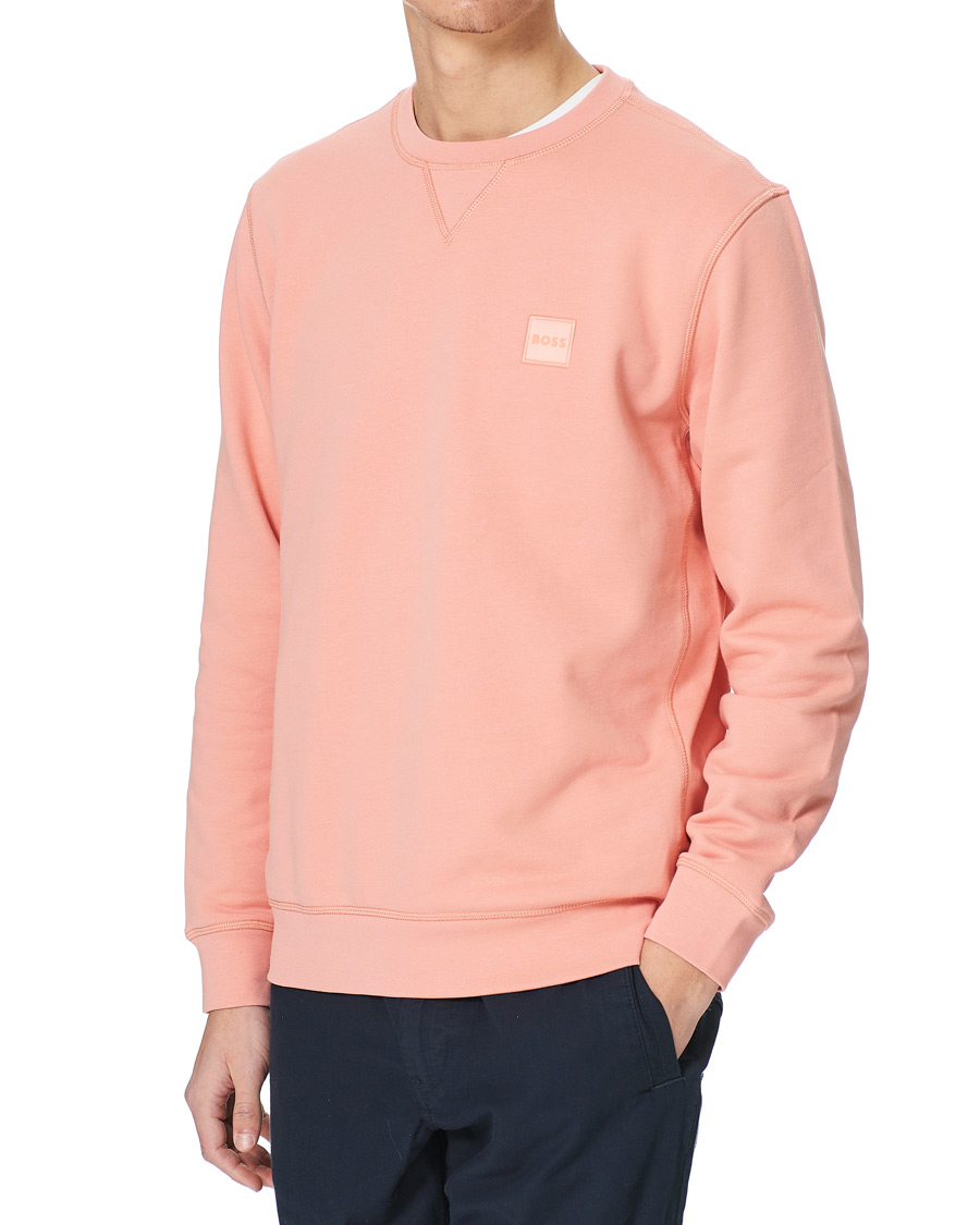 Herre | Trøjer | BOSS ORANGE | BOSS Casual Westart Logo Sweatshirt Pastel Red