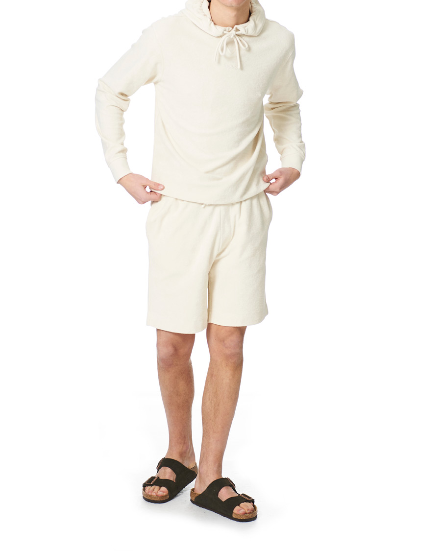 Herre | Trøjer | BOSS ORANGE | BOSS Casual Wetowel Terry Hoodie Open White