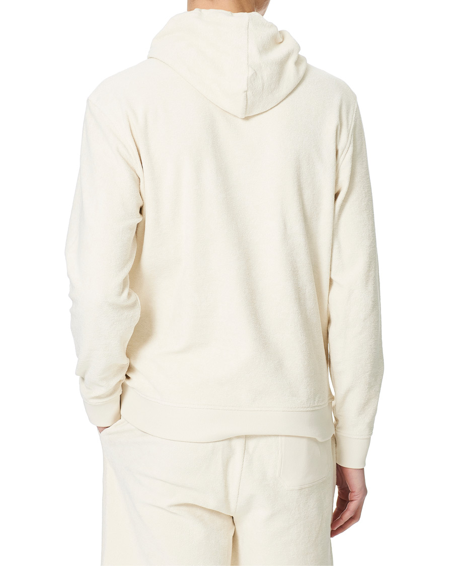 Herre | Trøjer | BOSS ORANGE | BOSS Casual Wetowel Terry Hoodie Open White
