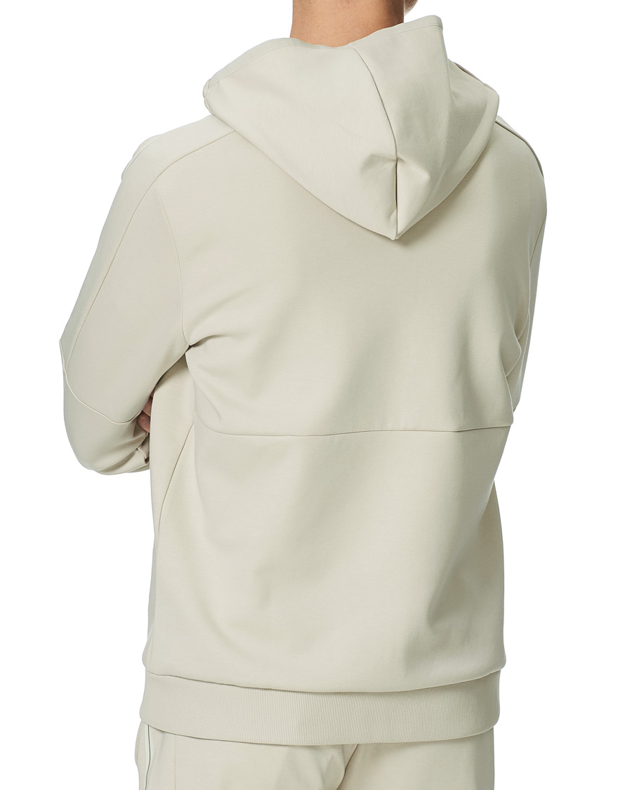 Herre | Trøjer | BOSS GREEN | BOSS Athleisure Saggy Full Zip Hoodie Light Beige