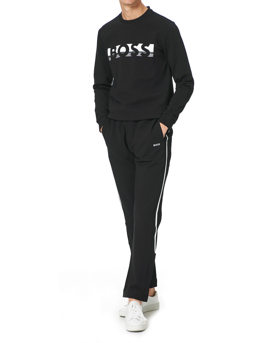 Herre | Trøjer | BOSS GREEN | BOSS Athleisure Salbo Sweatshirt Black