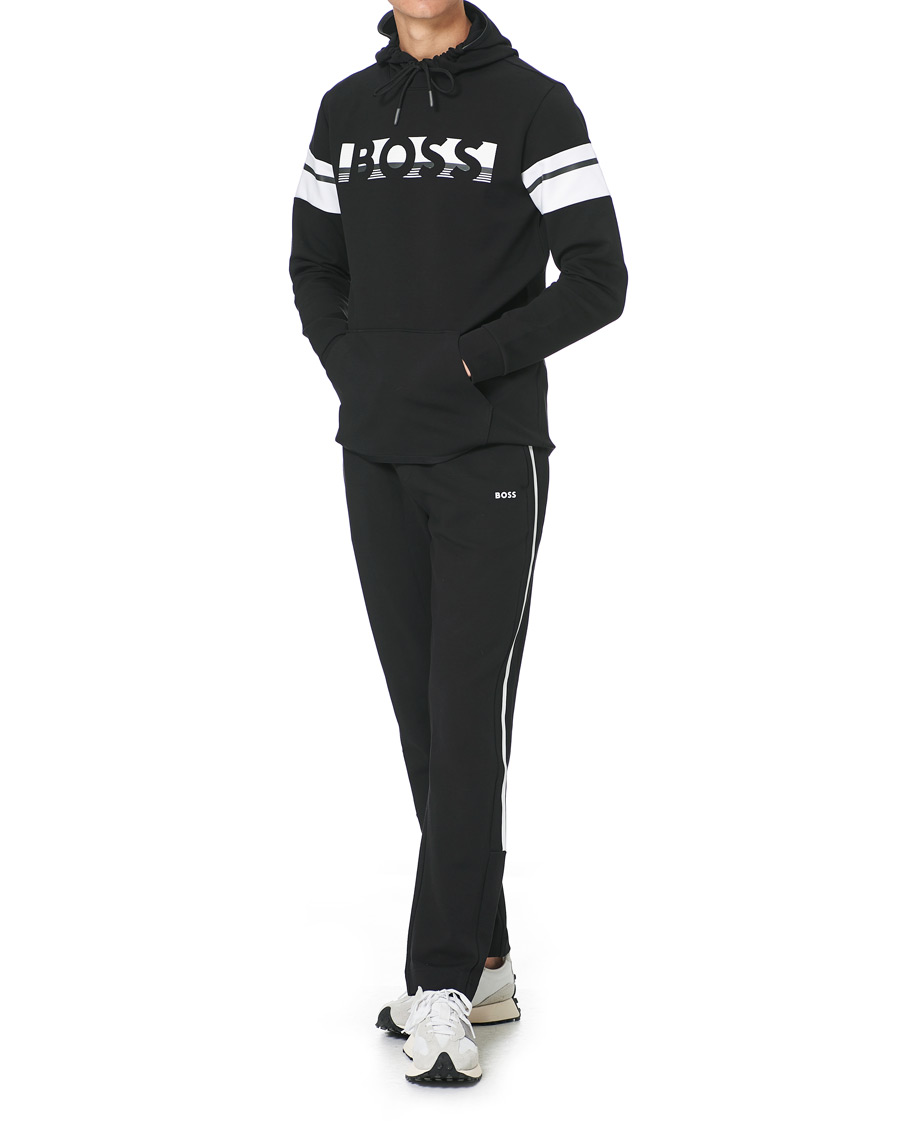 Herre | Trøjer | BOSS GREEN | BOSS Athleisure Soody Hoodie Black