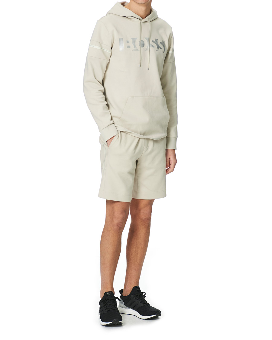 Herre | Trøjer | BOSS GREEN | BOSS Athleisure Soody Hoodie Light Beige
