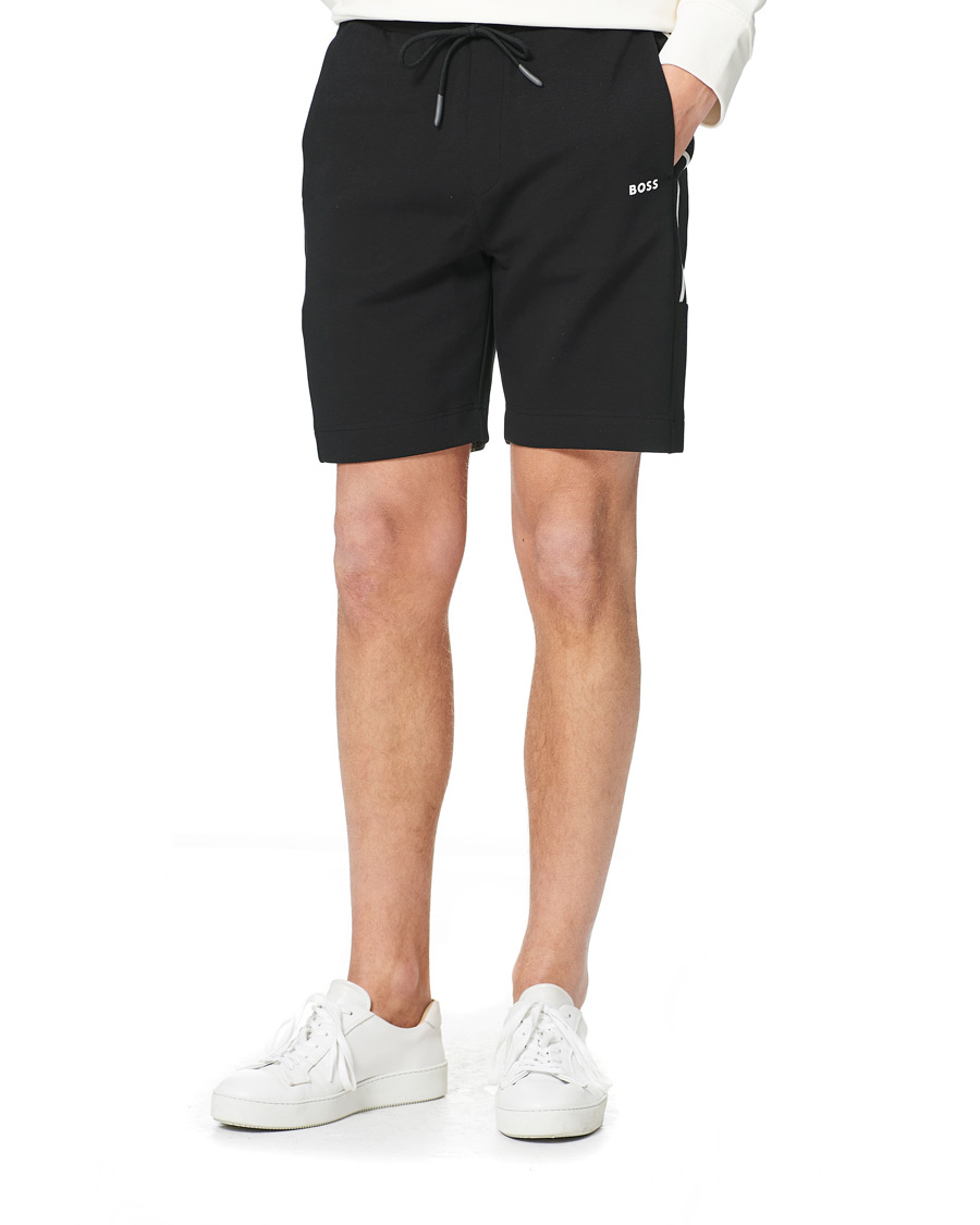 Herre | Shorts | BOSS GREEN | BOSS Athleisure Headlo Sweatshorts Black