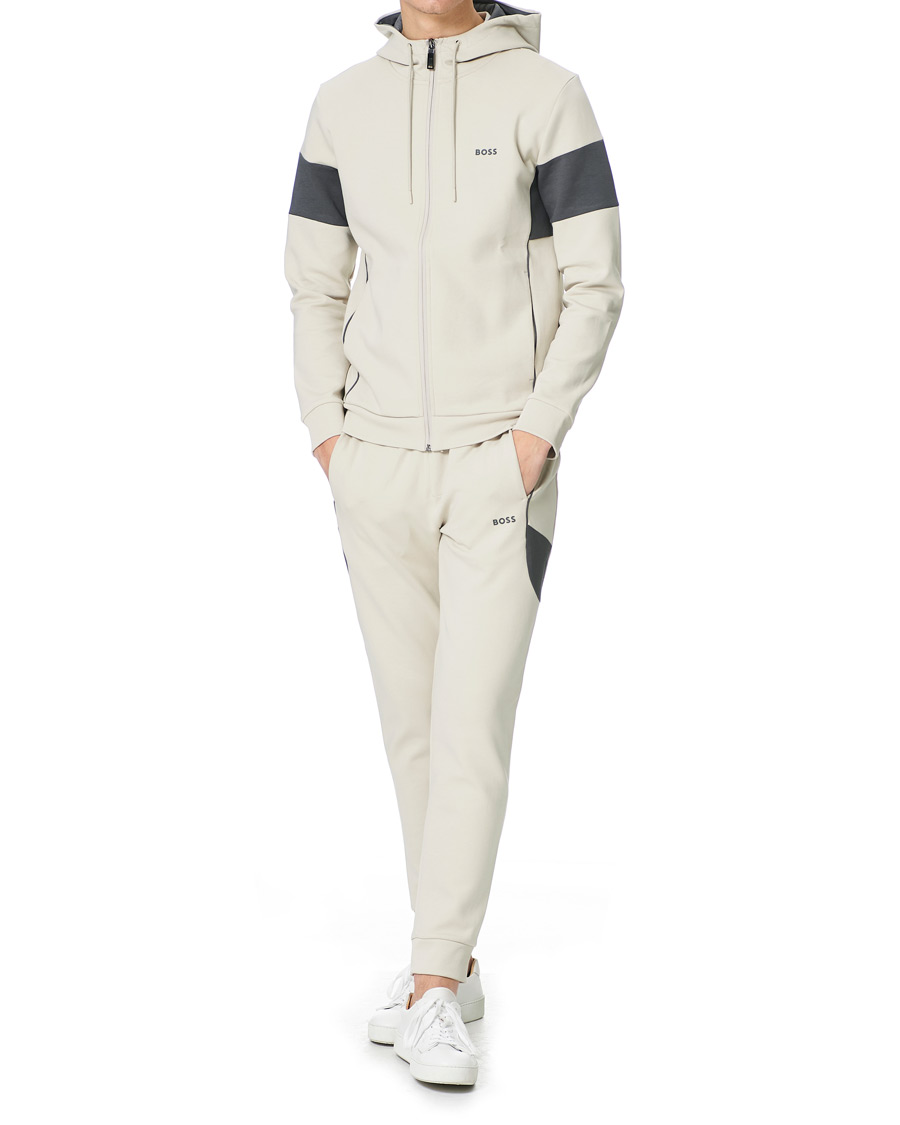 Herre | Trøjer | BOSS GREEN | BOSS Athleisure Tracksuit Set Light Beige