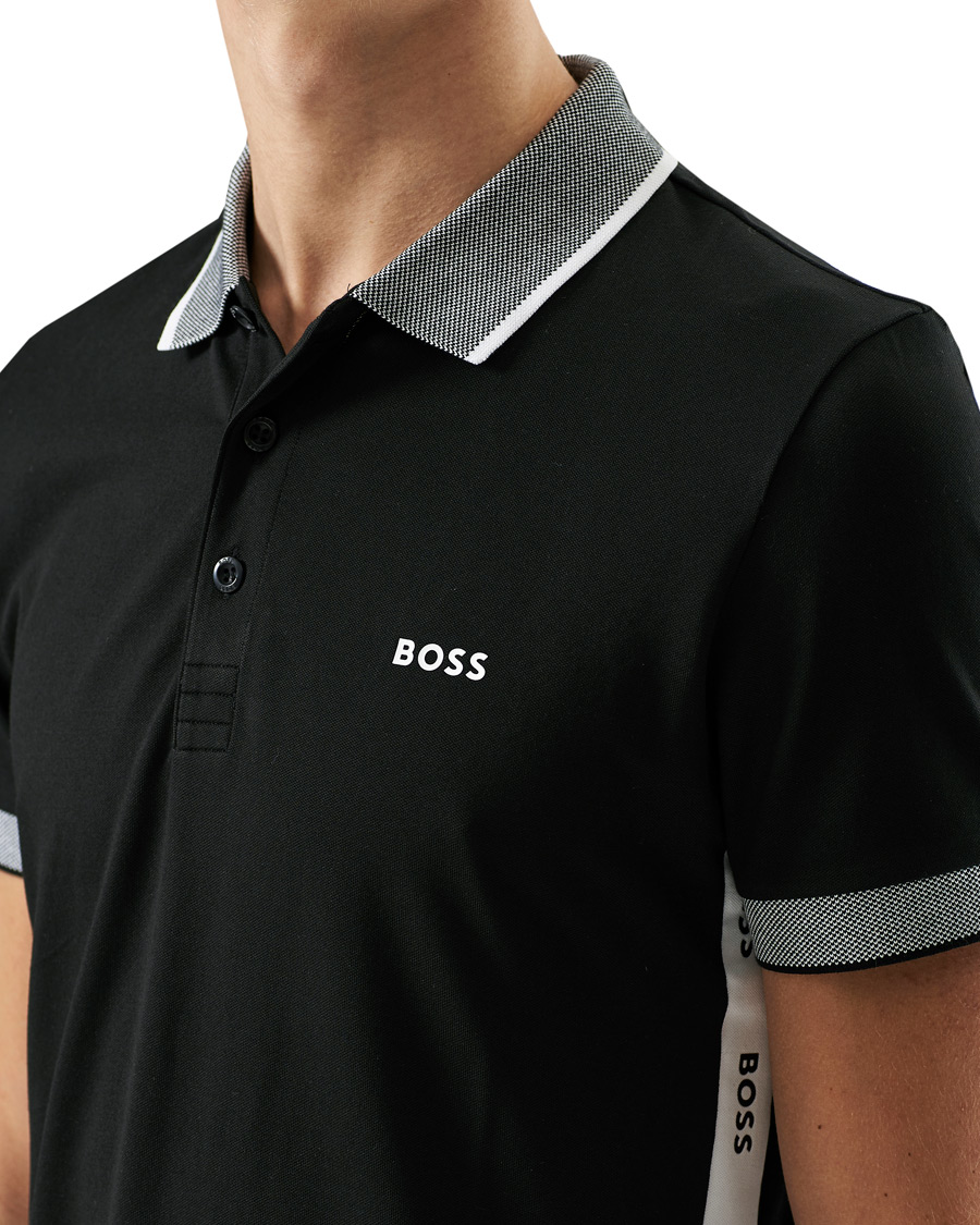 Herre | Polotrøjer | BOSS GREEN | BOSS Athleisure Paule Logo Polo Black