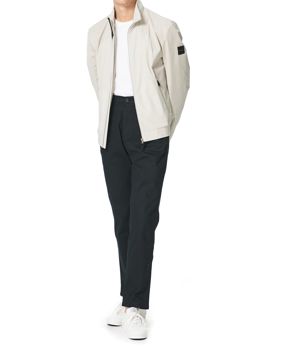 Herre | Jakker | BOSS GREEN | BOSS Athleisure Furio Taped Logo Jacket Light Beige
