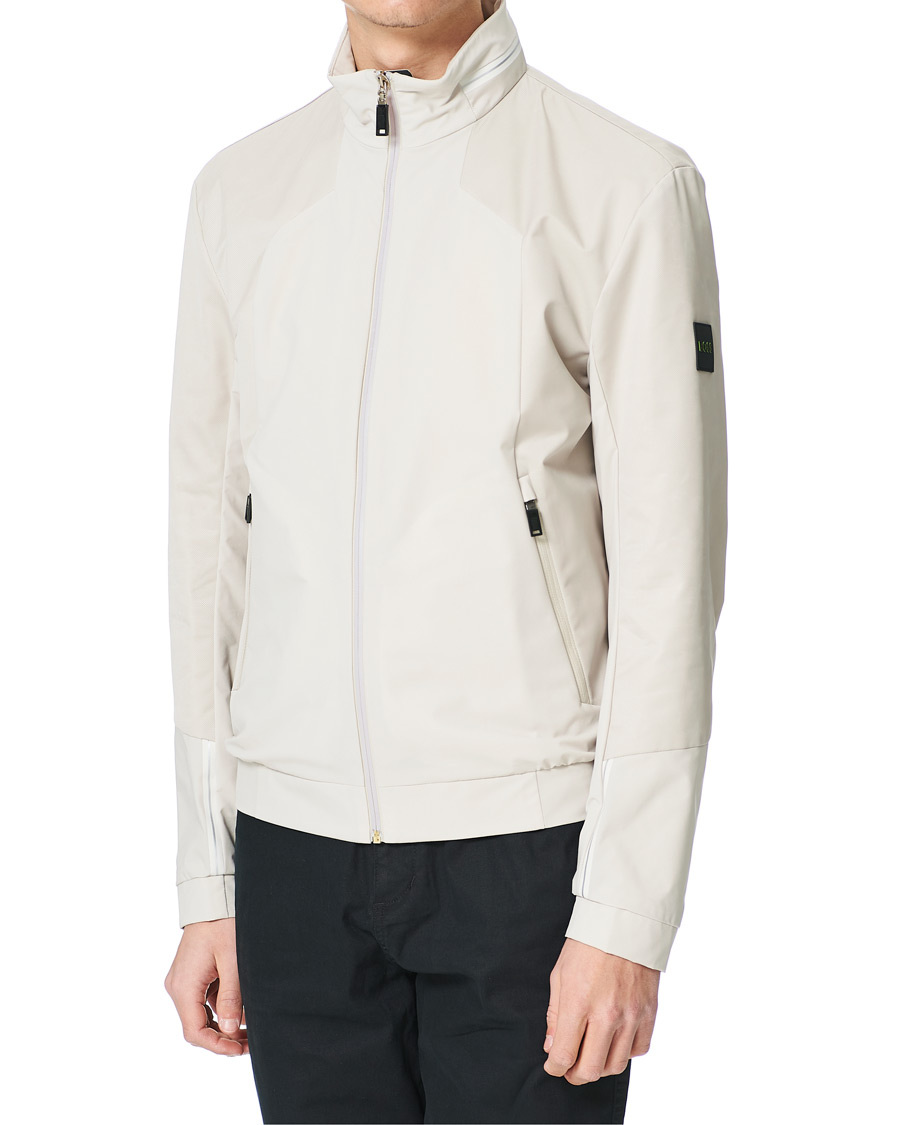 Herre | Jakker | BOSS GREEN | BOSS Athleisure Furio Taped Logo Jacket Light Beige