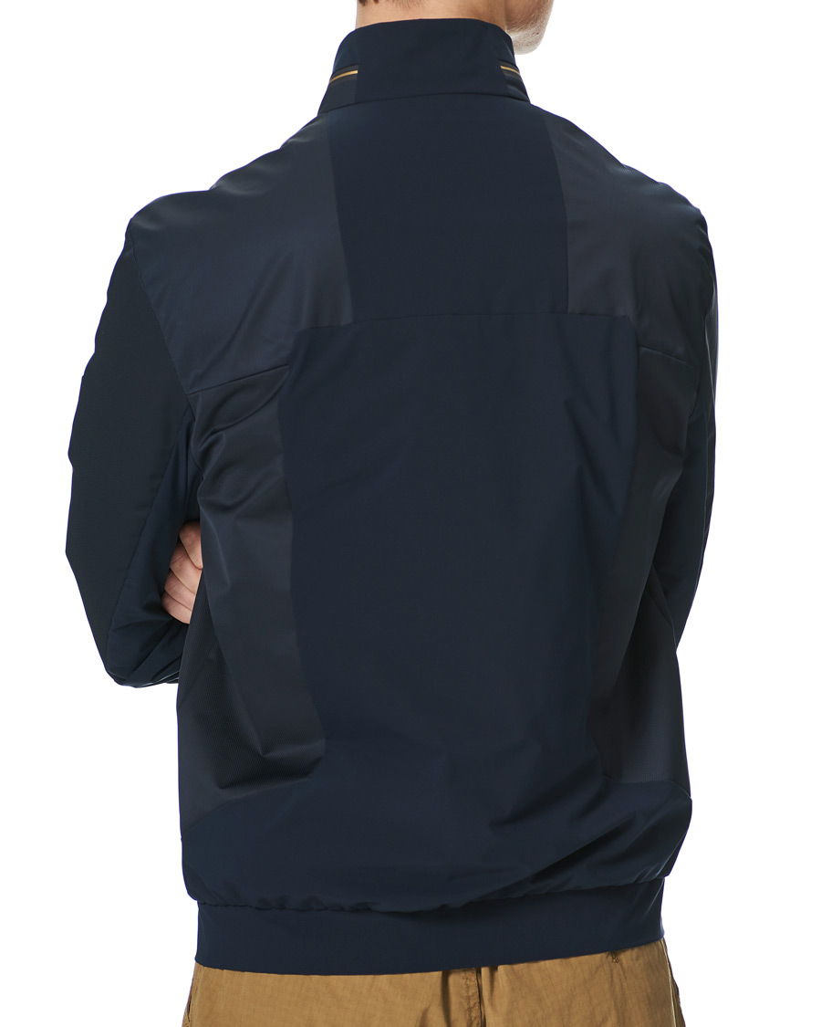 Herre | Jakker | BOSS GREEN | BOSS Athleisure Furio Taped Logo Jacket Dark Blue