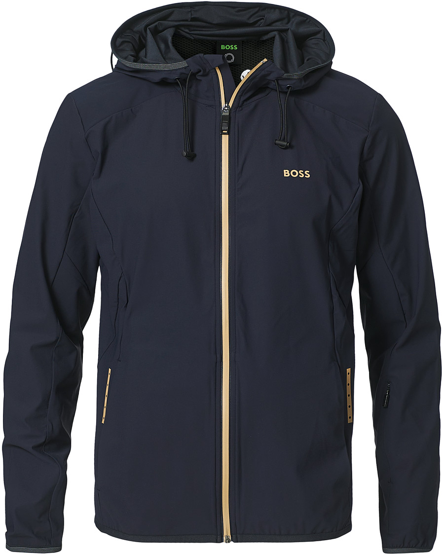 Herre | Trøjer | BOSS GREEN | BOSS Athleisure Swoven Zip Jacket Dark Blue